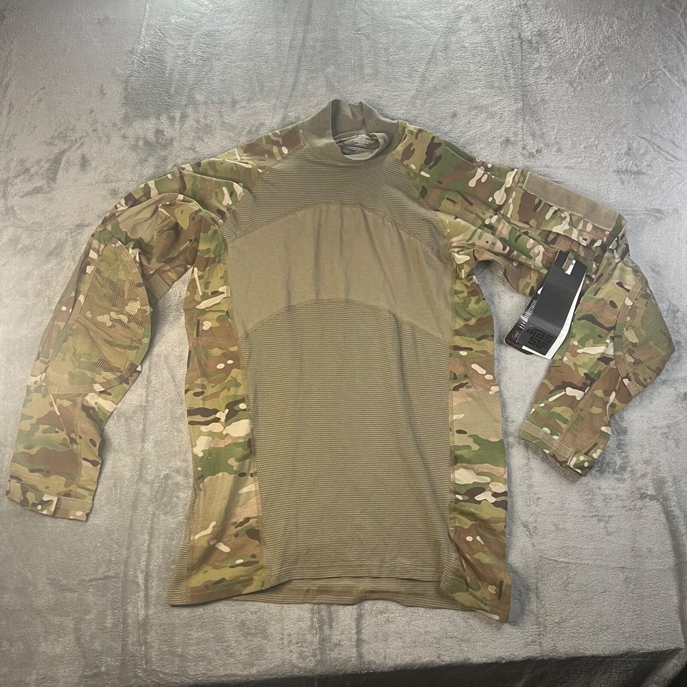 Massif Army Combat Shirt Mens Large Multicam Flame Resistant Tactical ACS Top